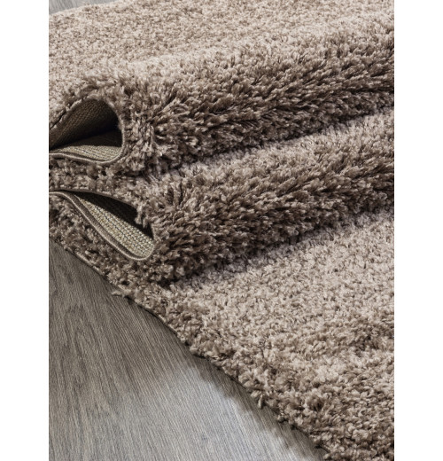 Ковер SHAGGY TREND L001 DARK BROWN Прямоугольник 