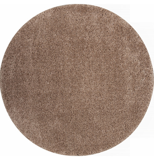 Ковер SHAGGY TREND L001 LIGHT BROWN Круглый 