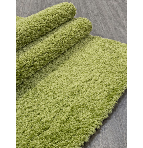Ковер SHAGGY TREND L001 LIGHT GREEN Прямоугольник 
