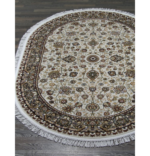 Ковер SHAHREZA d203 CREAM-BROWN Овал 