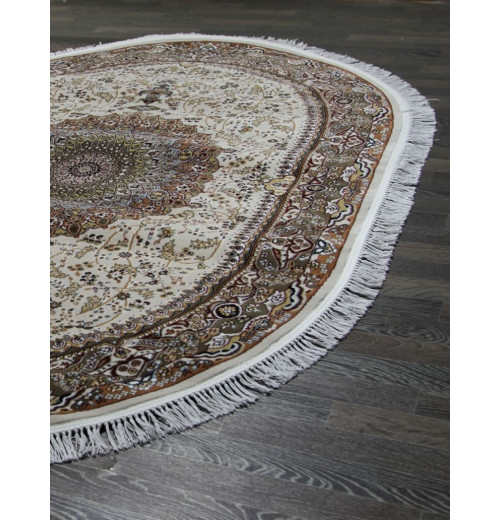 Ковер SHAHREZA d205 CREAM-BROWN Овал 