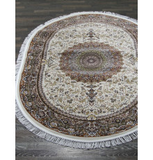 Ковер SHAHREZA d205 CREAM-BROWN Овал