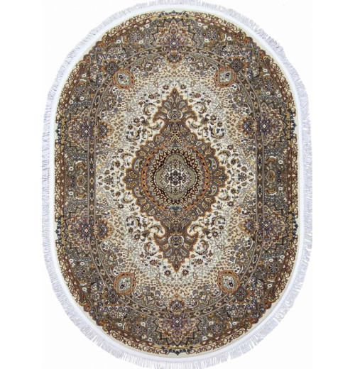 Ковер SHAHREZA d414 CREAM-BROWN Прямоугольник 