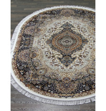Ковер SHAHREZA d414 CREAM-NAVY Овал