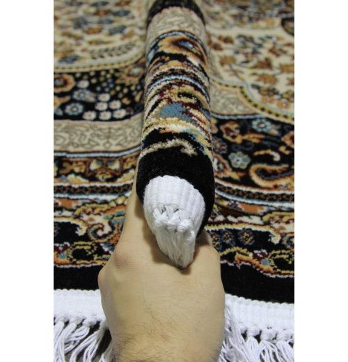 Ковер SHAHREZA d415 CREAM-NAVY Овал 