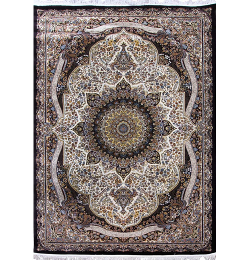 Ковер SHAHREZA d415 CREAM-NAVY Прямоугольник 