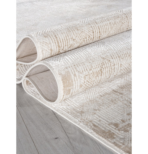 Ковер SHINE 30877A CREAM / WHITE Прямоугольник 