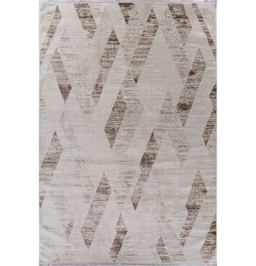 Ковер SHINE 33162A CREAM / WHITE Прямоугольник 