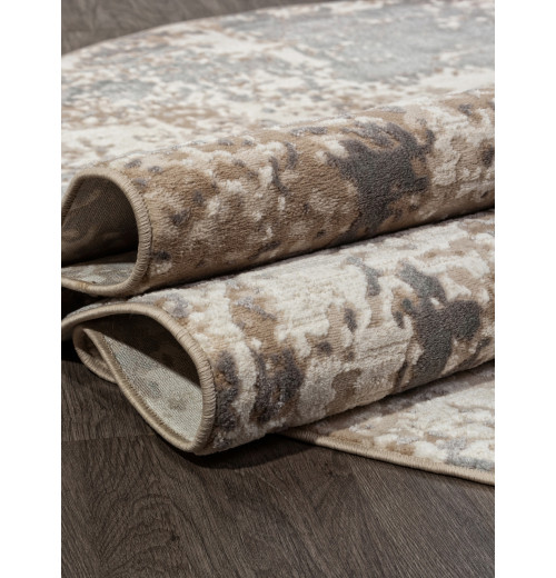 Ковер SIESTA M028A CREAM / GRAY Овал 