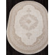 Ковер SIESTA M029A WHITE / LIGHT BEIGE Овал 