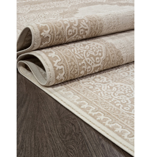 Ковер SIESTA M029A WHITE / LIGHT BEIGE Прямоугольник 