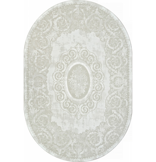 Ковер SIROCCO E413AC BEIGE / WHITE Овал 