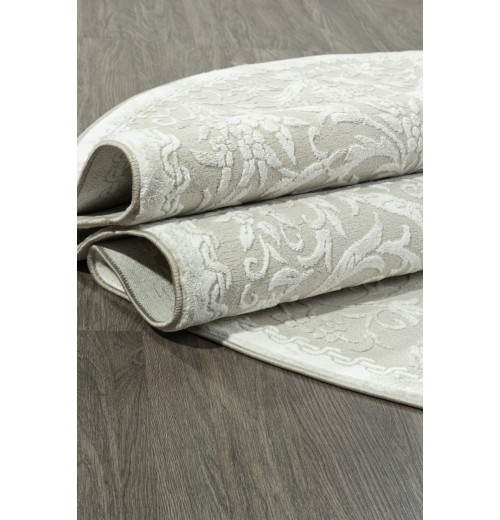 Ковер SIROCCO E413AC BEIGE / WHITE Овал 