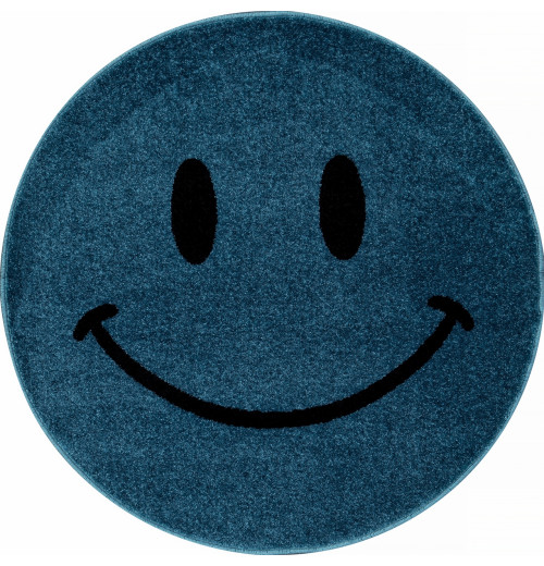 Ковер SMILE NC19 BLUE Круг 