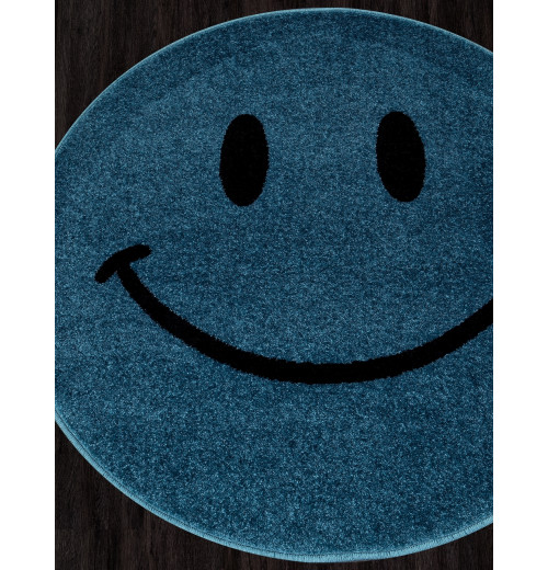 Ковер SMILE NC19 BLUE Круг 