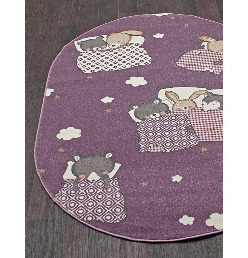 Ковер SOFIT 2922 LIGHT PURPLE Овал 