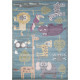 Ковер SOFIT C043 LIGHT BLUE Прямоугольник 