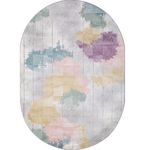 Ковер SOFIT C046 LIGHT CREAM Овал 