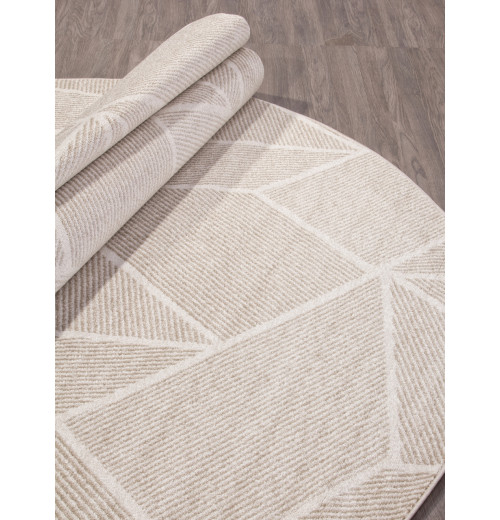 Ковер TORNADO F057 BEIGE Овал 