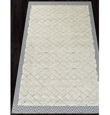 Ковер TUNIS 5682A WHITE / L.GRAY Прямоугольник