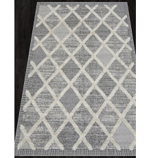 Ковер TUNIS 6605A WHITE / L.GRAY Прямоугольник
