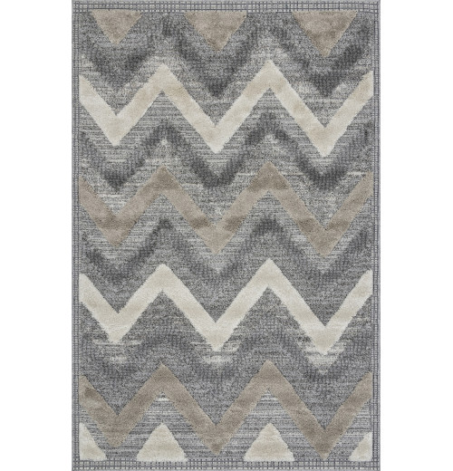 Ковер TUNIS 6606A WHITE / L.GRAY Прямоугольник 