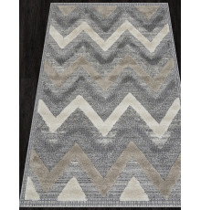 Ковер TUNIS 6606A WHITE / L.GRAY Прямоугольник