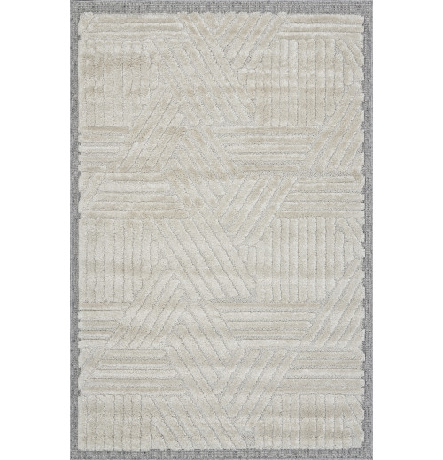 Ковер TUNIS 6607A WHITE / WHITE Прямоугольник 