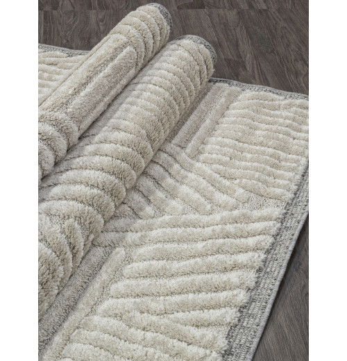 Ковер TUNIS 6607A WHITE / WHITE Прямоугольник 