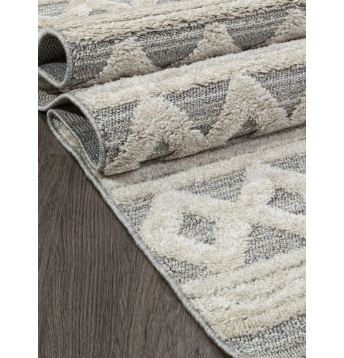 Ковер TUNIS 6608B WHITE / L.GRAY Прямоугольник 