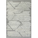 Ковер TUNIS 6800A WHITE / D.GRAY Прямоугольник 