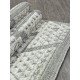 Ковер TUNIS 6800A WHITE / D.GRAY Прямоугольник 