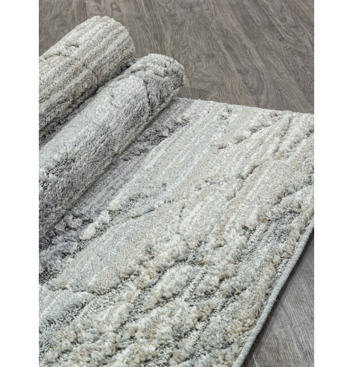 Ковер TUNIS 6802B WHITE / L.GRAY Прямоугольник 