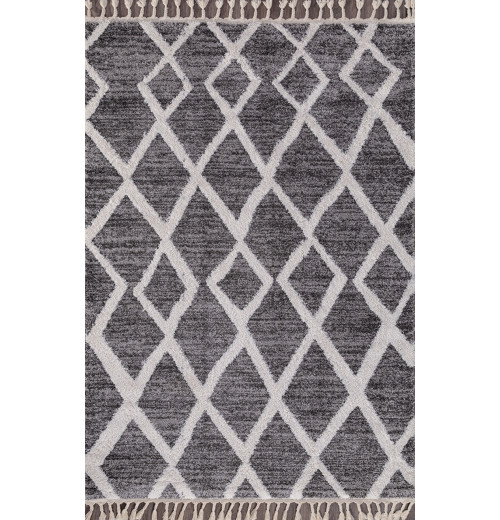 Ковер UVITA O0472 095 GREY Прямоугольник 