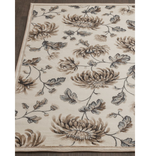 Ковер VALENCIA DELUXE d253 CREAM-BROWN Прямоугольник 
