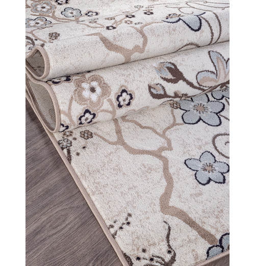 Ковер VALENCIA DELUXE d332 CREAM-BROWN Прямоугольник 