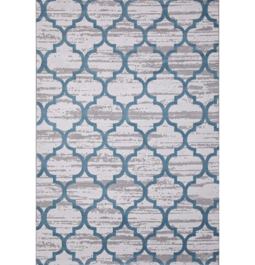 Ковер Valentino M012A D.GREY SHRINK / L.BLUE HEATSET Прямоугольник 
