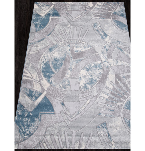 Ковер Valentino V133A D.GREY SHRINK / L.BLUE HEATSET Прямоугольник 